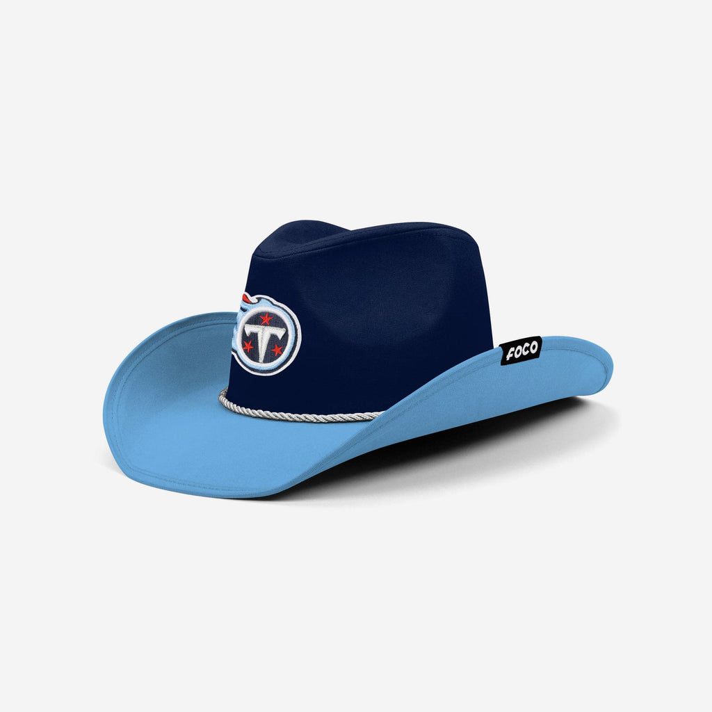Tennessee Titans Two Tone Cowboy Hat FOCO - FOCO.com