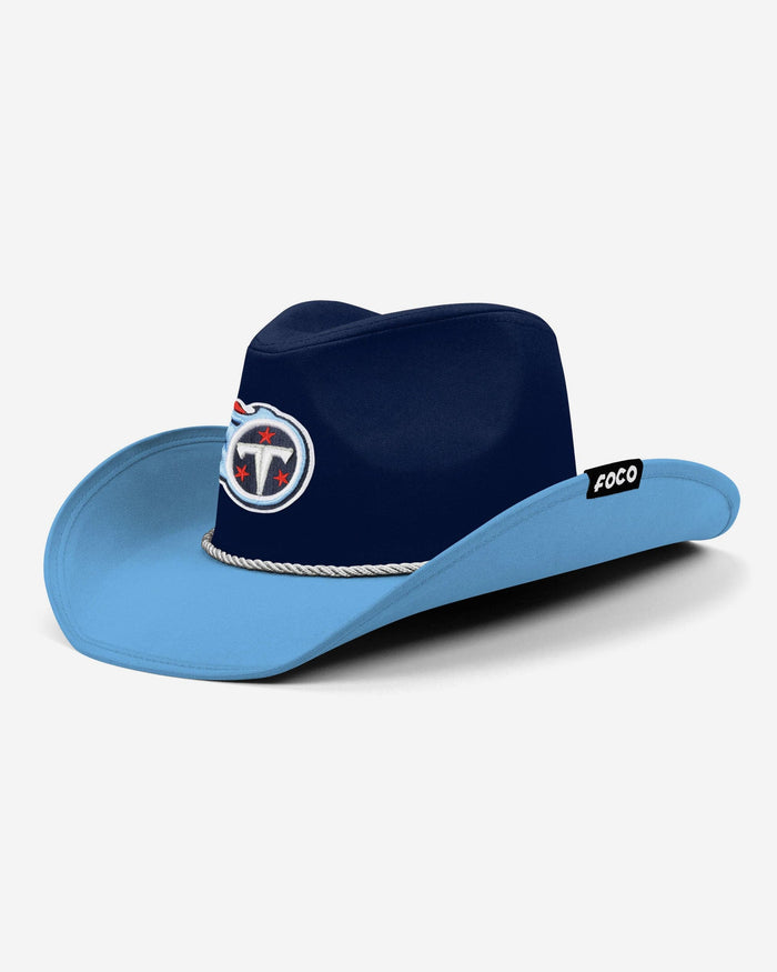 Tennessee Titans Two Tone Cowboy Hat FOCO - FOCO.com