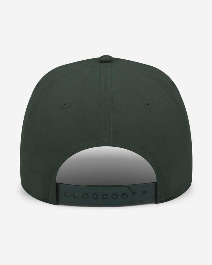Green Bay Packers Wavy Wordmark Poly Marquee RF Cap FOCO - FOCO.com