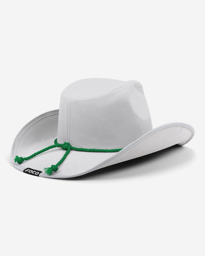 Dallas Stars White Rhinestone Logo Cowboy Hat FOCO - FOCO.com