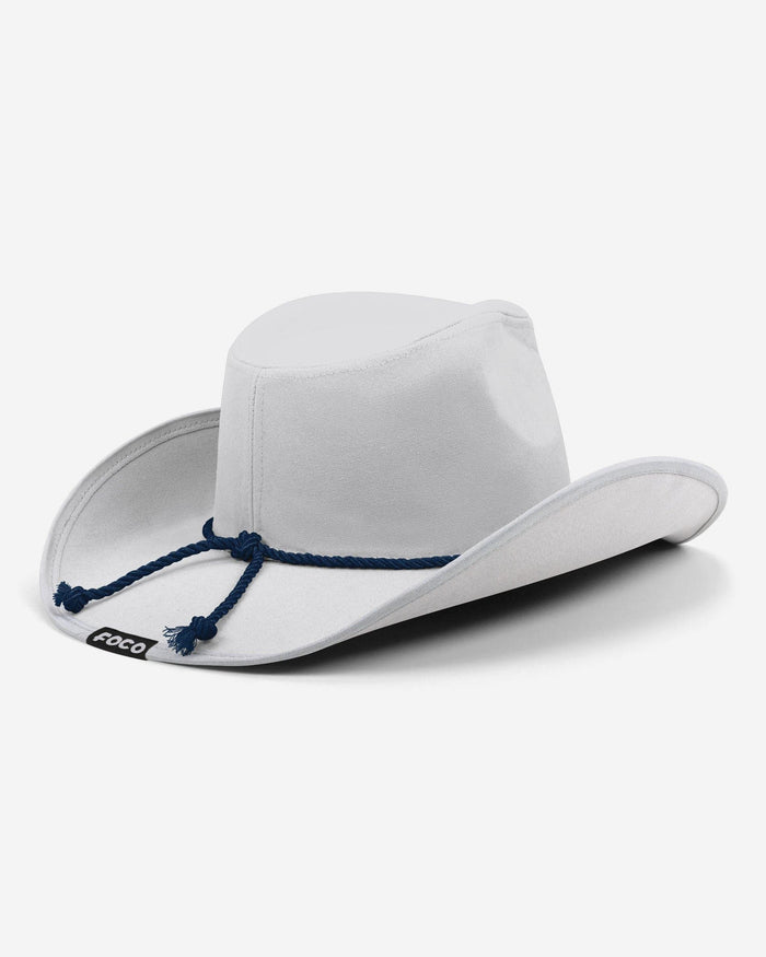 Nashville Predators White Rhinestone Logo Cowboy Hat FOCO - FOCO.com
