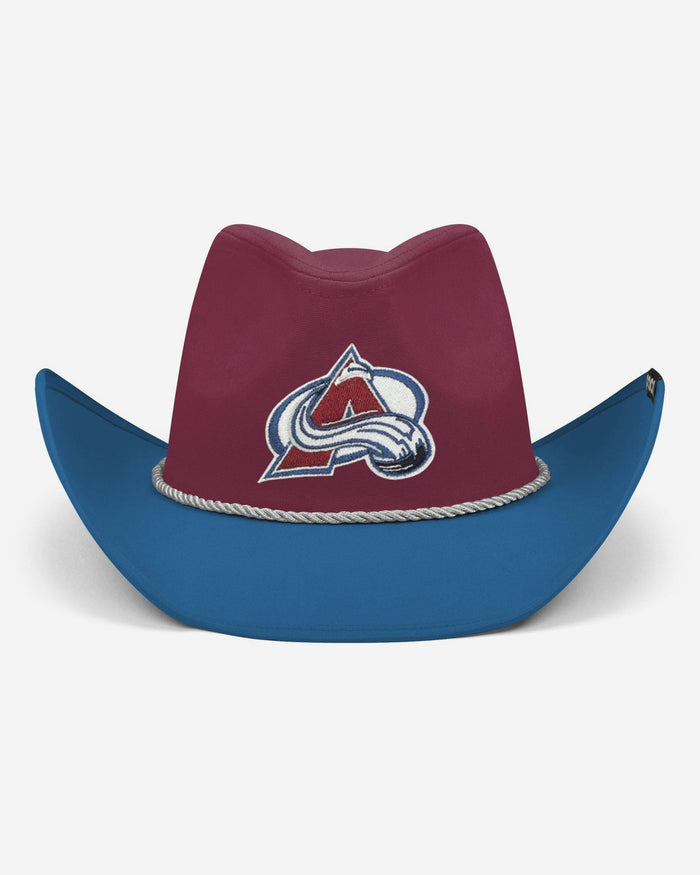 Colorado Avalanche Two Tone Cowboy Hat FOCO - FOCO.com