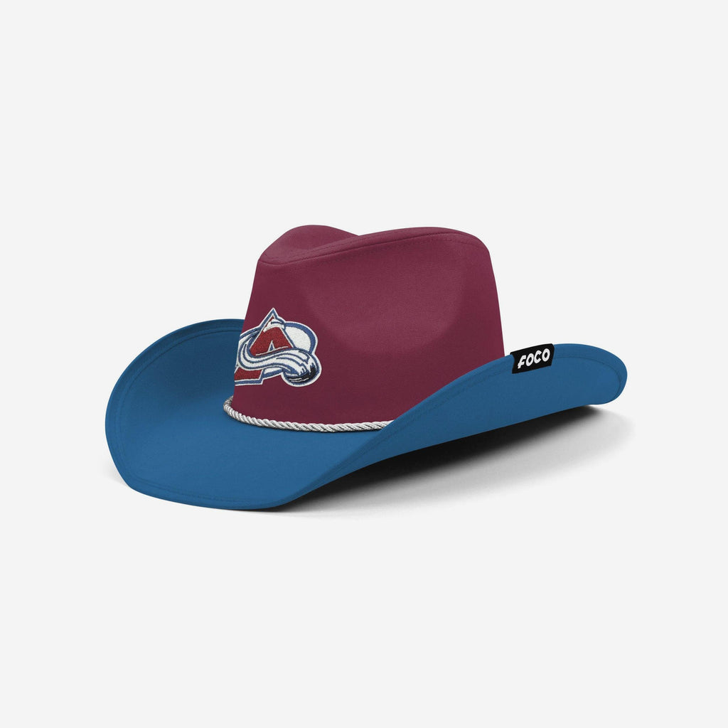 Colorado Avalanche Two Tone Cowboy Hat FOCO - FOCO.com
