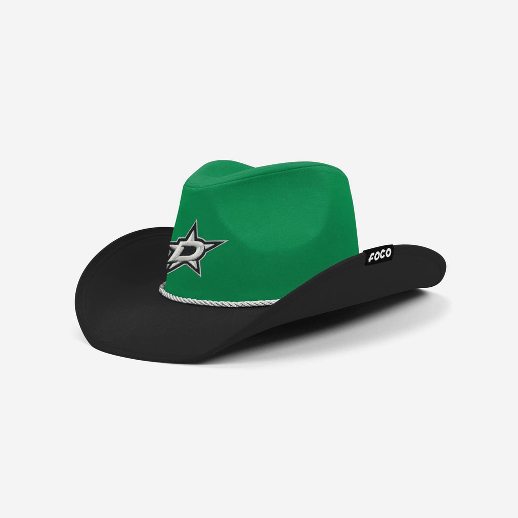 Dallas Stars Two Tone Cowboy Hat FOCO - FOCO.com