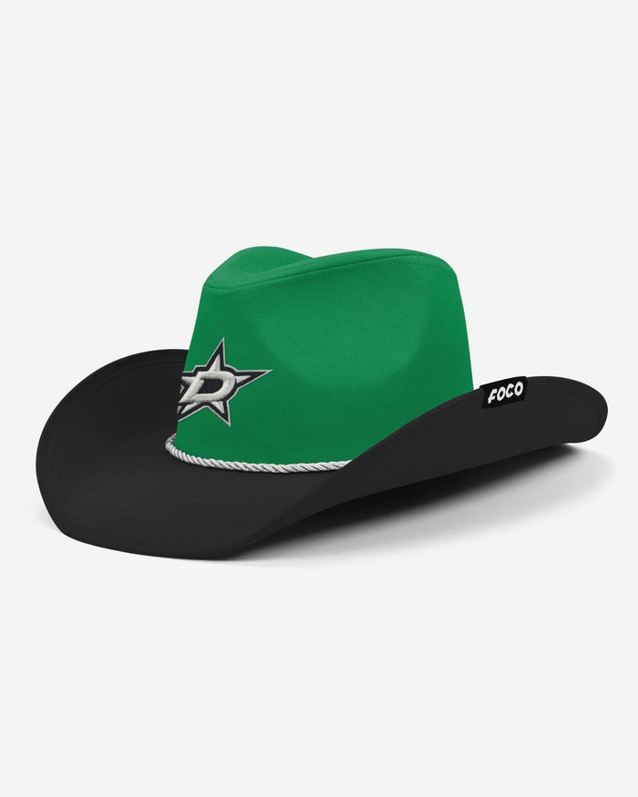 Dallas Stars Two Tone Cowboy Hat FOCO - FOCO.com