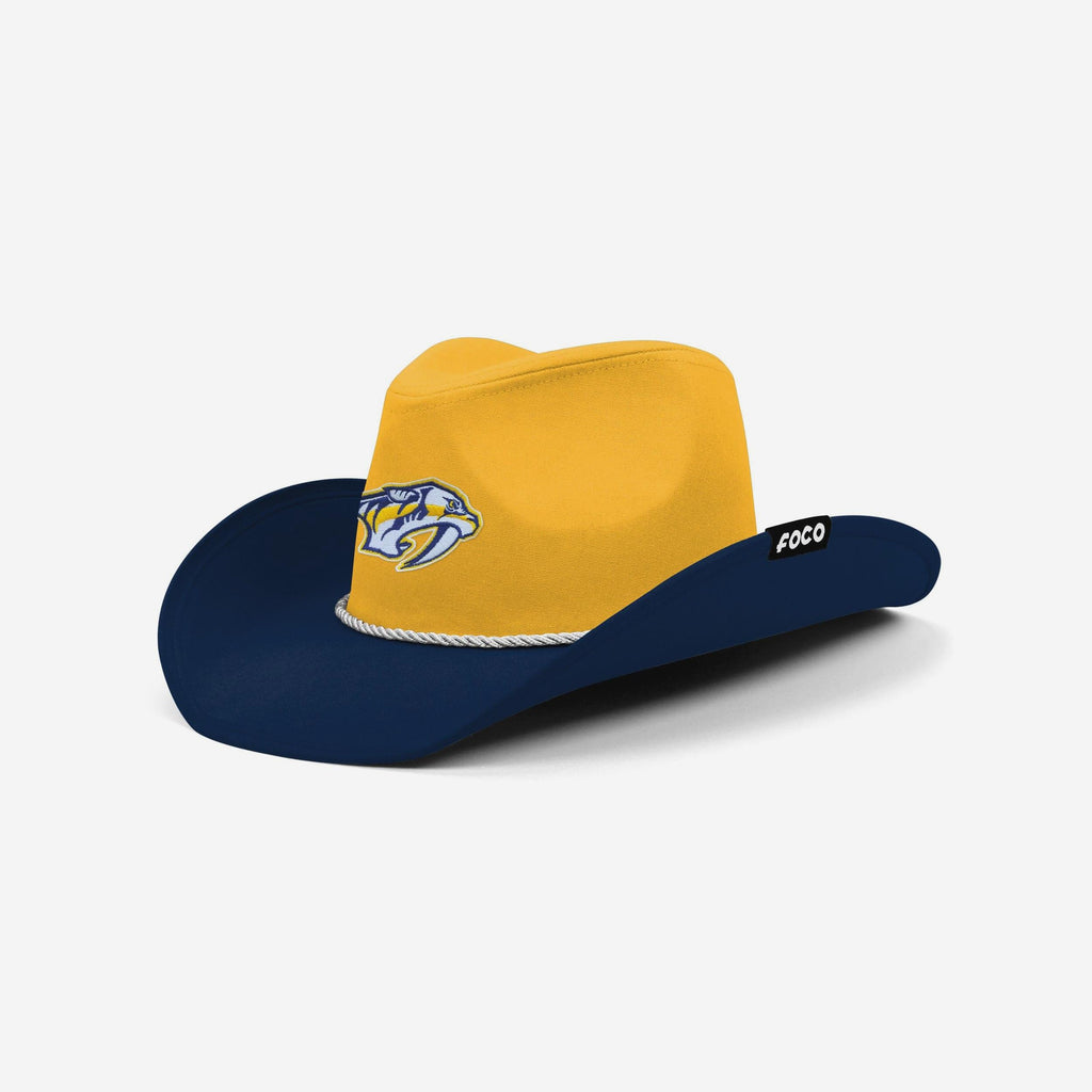 Nashville Predators Two Tone Cowboy Hat FOCO - FOCO.com