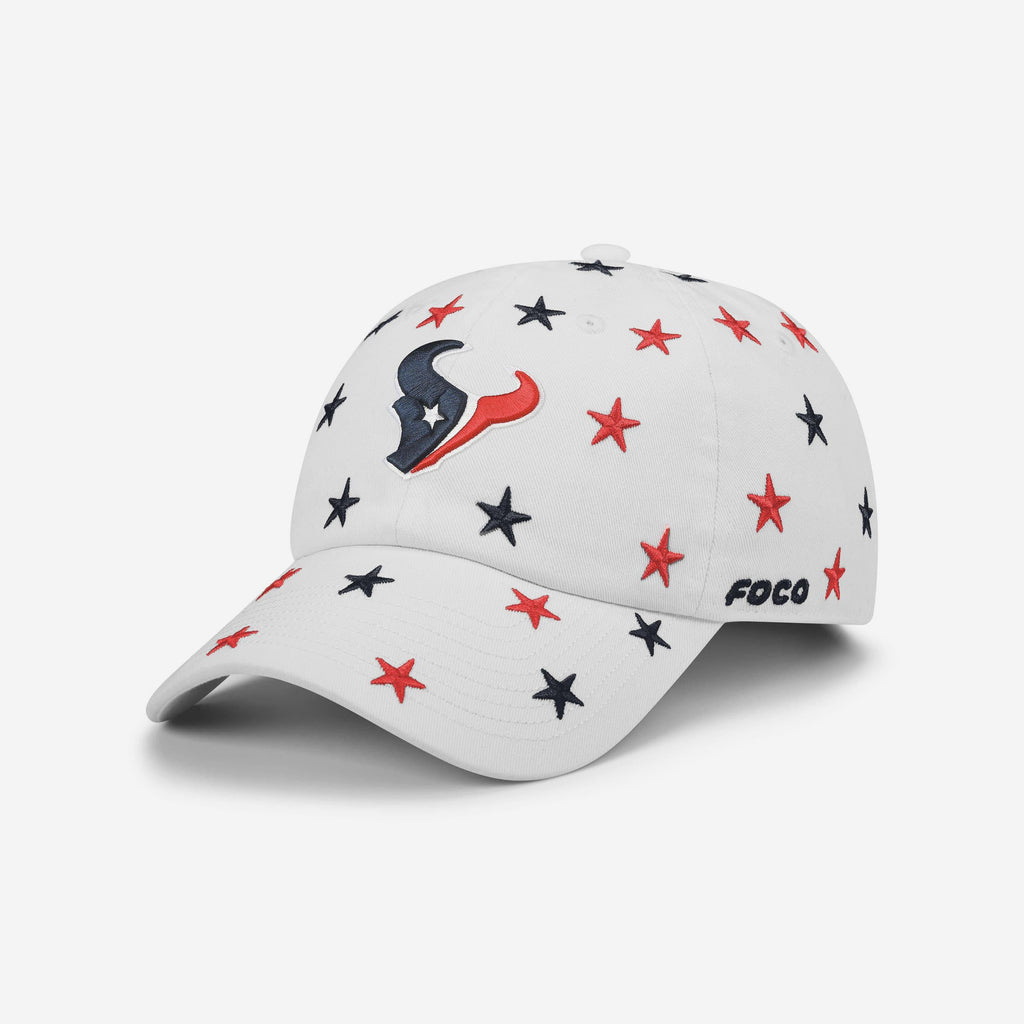 Houston Texans Star Spangled Casual Cap FOCO - FOCO.com