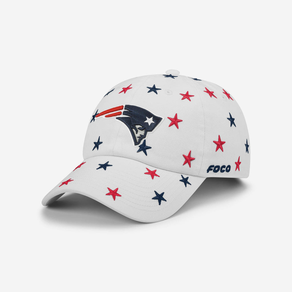New England Patriots Star Spangled Casual Cap FOCO - FOCO.com