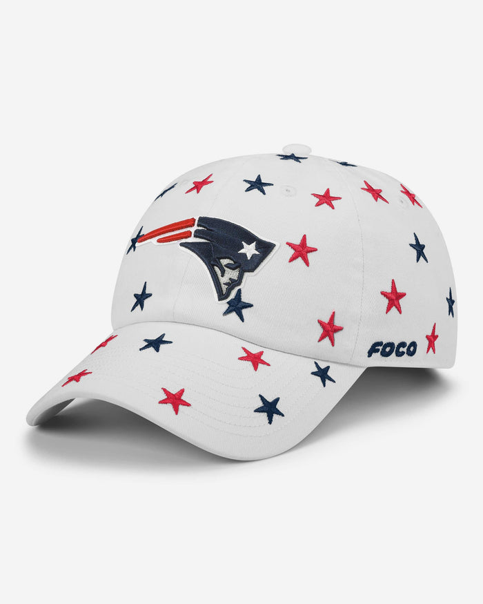 New England Patriots Star Spangled Casual Cap FOCO - FOCO.com