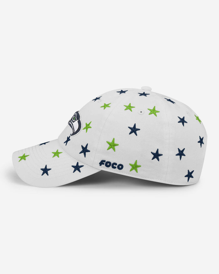 Seattle Seahawks Star Spangled Casual Cap FOCO - FOCO.com