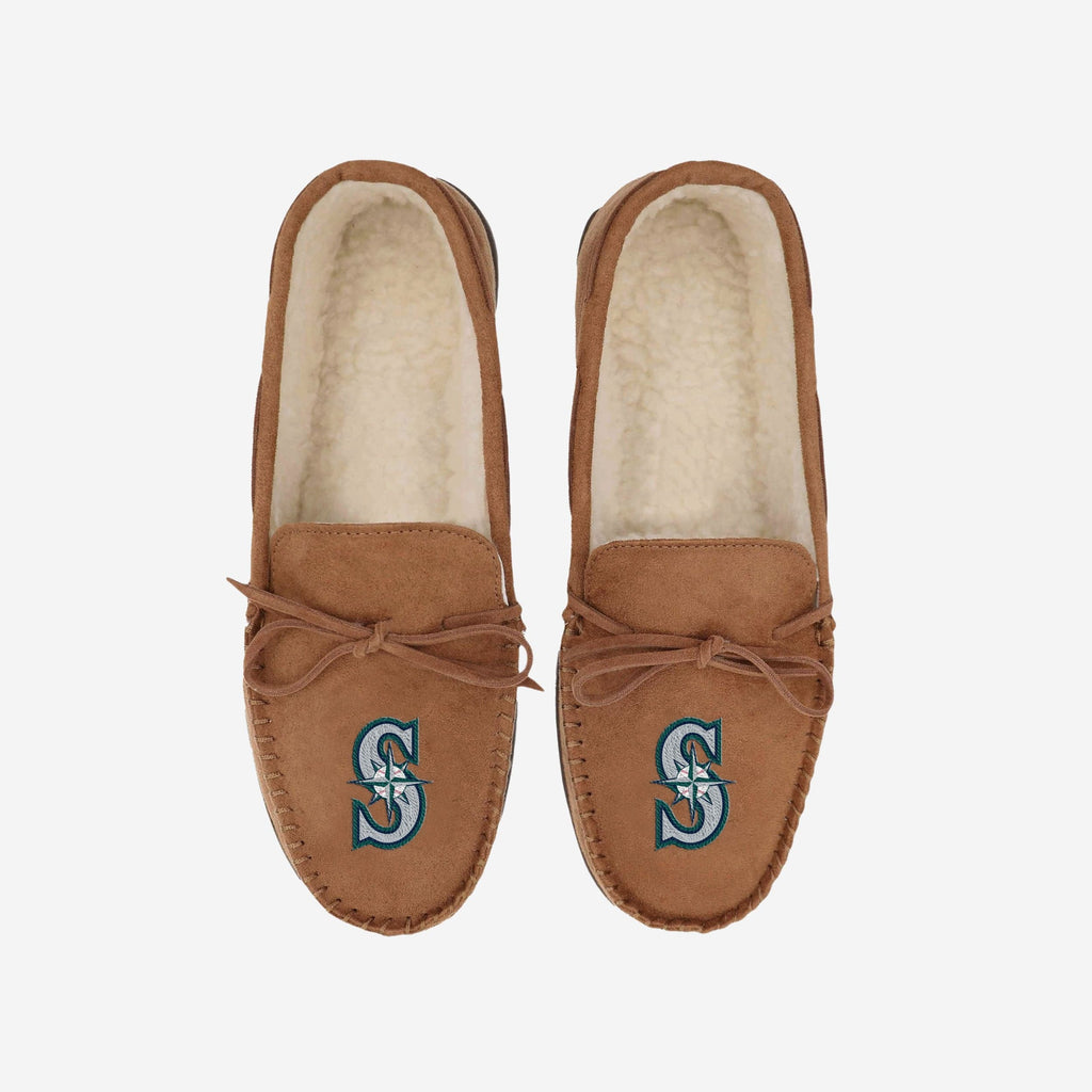 Mariners Color Shoes Seattle Mariners Moccasin Slipper FOCO