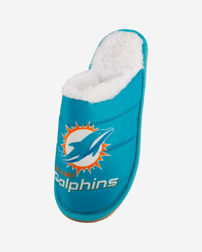 Miami Dolphins Big Logo Mule Slipper FOCO - FOCO.com