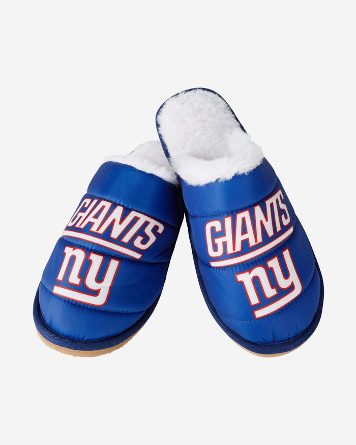 New York Giants Big Logo Mule Slipper FOCO - FOCO.com