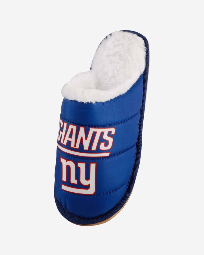 New York Giants Big Logo Mule Slipper FOCO - FOCO.com