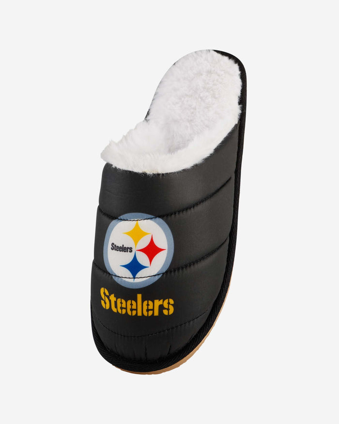 Pittsburgh Steelers Big Logo Mule Slipper FOCO - FOCO.com