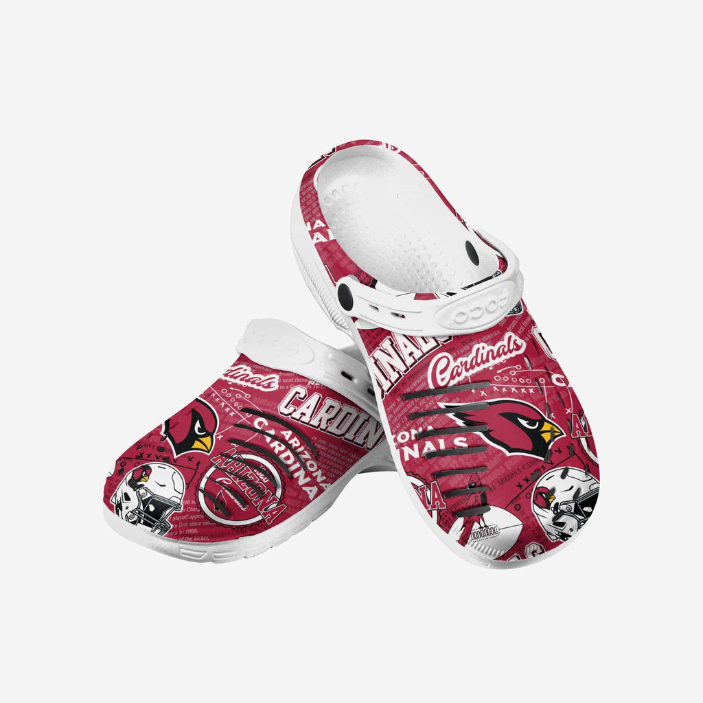 Arizona Cardinals Historic Print Clog With Strap FOCO