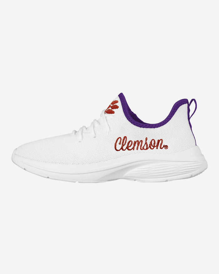 Clemson Tigers Womens Midsole White Sneaker FOCO 6 - FOCO.com