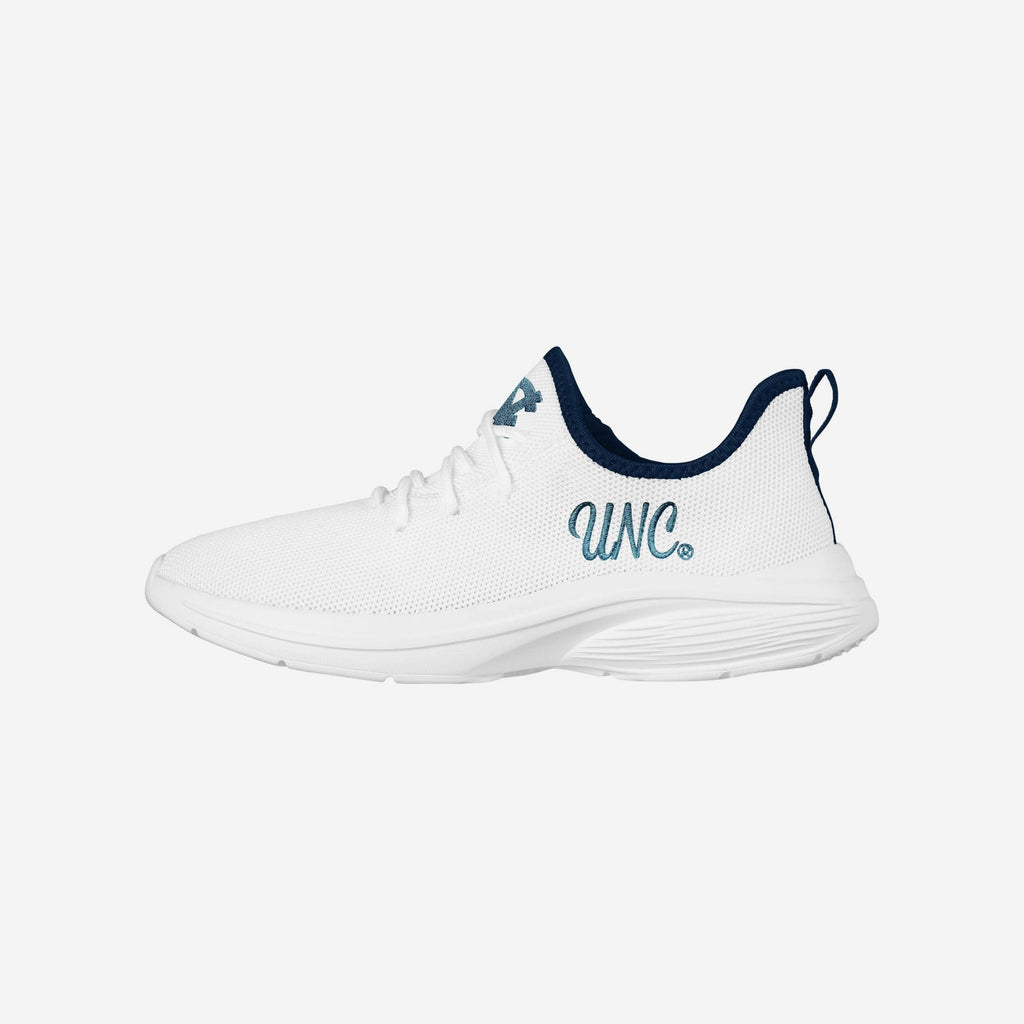 North Carolina Tar Heels Womens Midsole White Sneaker FOCO 6 - FOCO.com