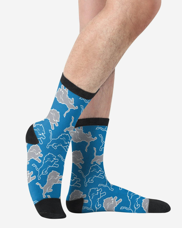 Detroit Lions Logo Blast Socks FOCO S/M - FOCO.com