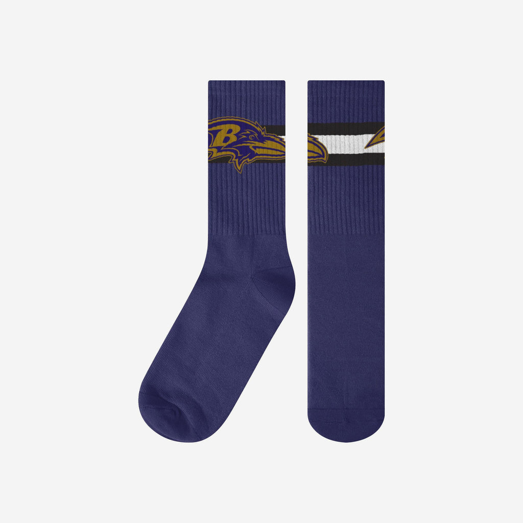Baltimore Ravens Team Color Socks FOCO - FOCO.com