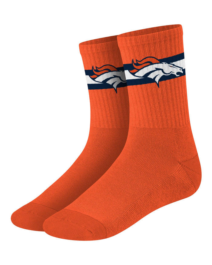 Denver Broncos Team Color Socks FOCO - FOCO.com