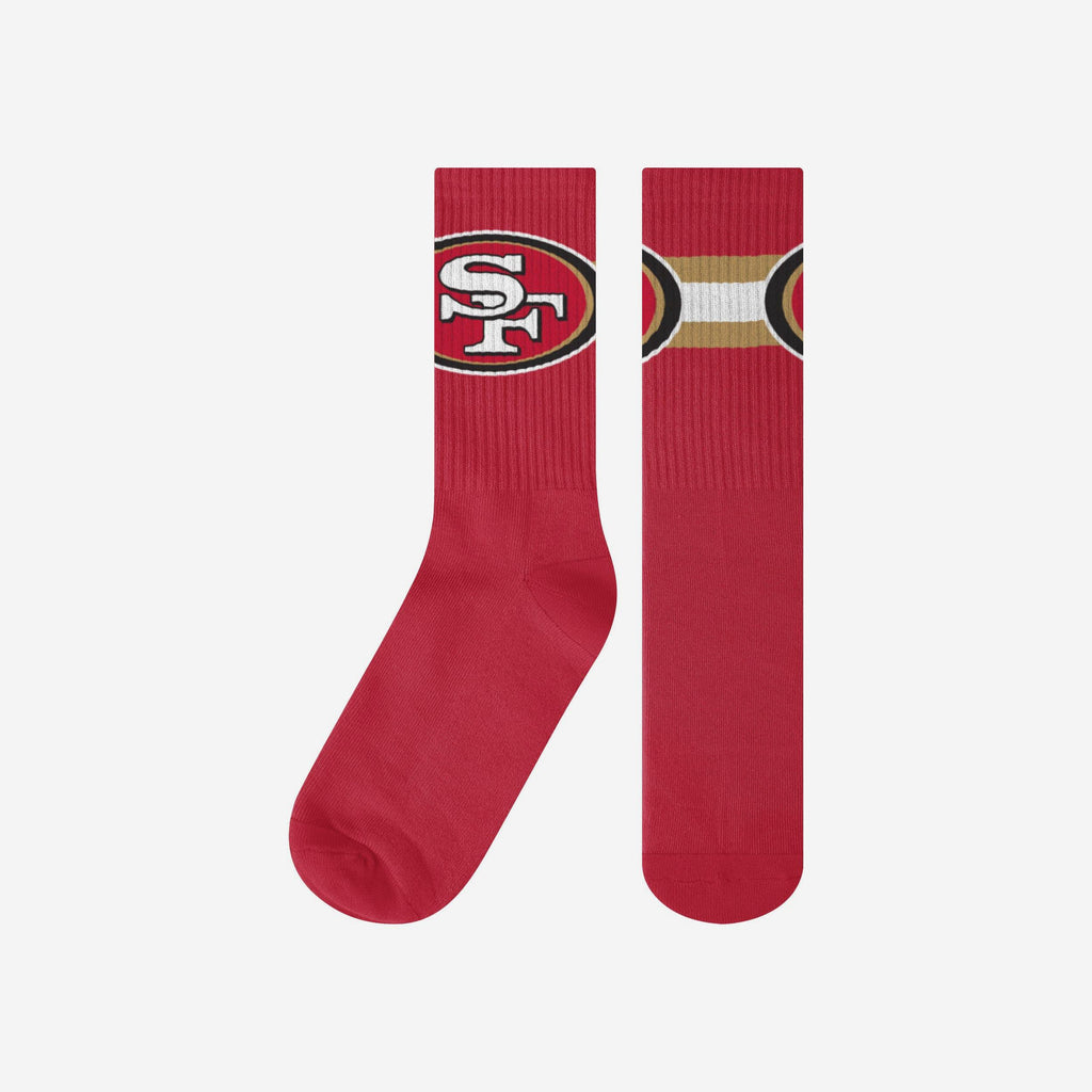 San Francisco 49ers Team Color Socks FOCO - FOCO.com