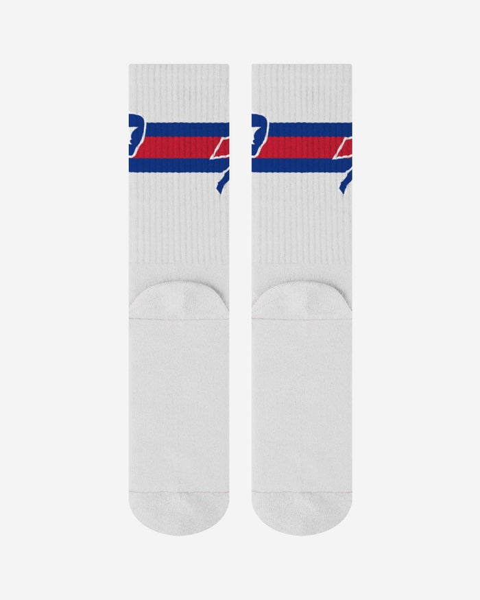 Buffalo Bills Primary Logo White Socks