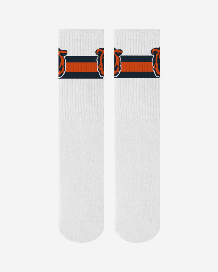 Chicago Bears Primary Logo White Socks