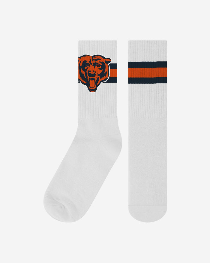 Chicago Bears Primary Logo White Socks