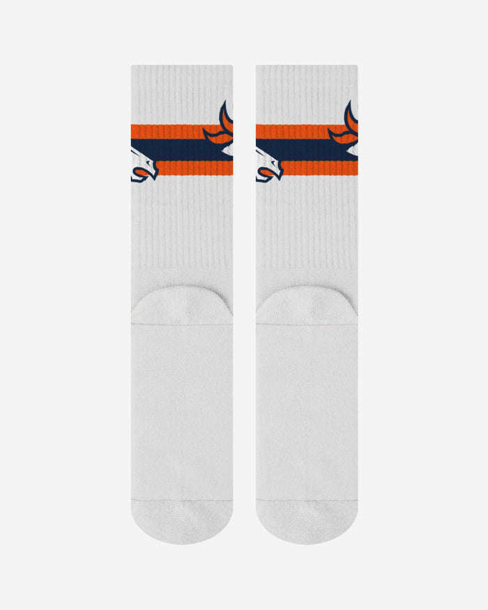 Denver Broncos Primary Logo White Socks