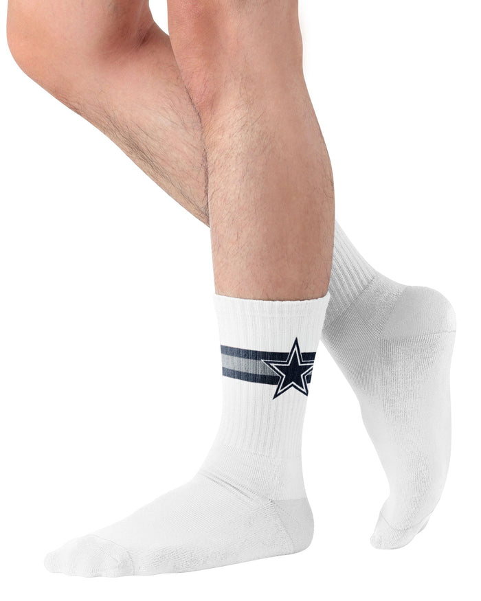 Dallas Cowboys Primary Logo White Socks