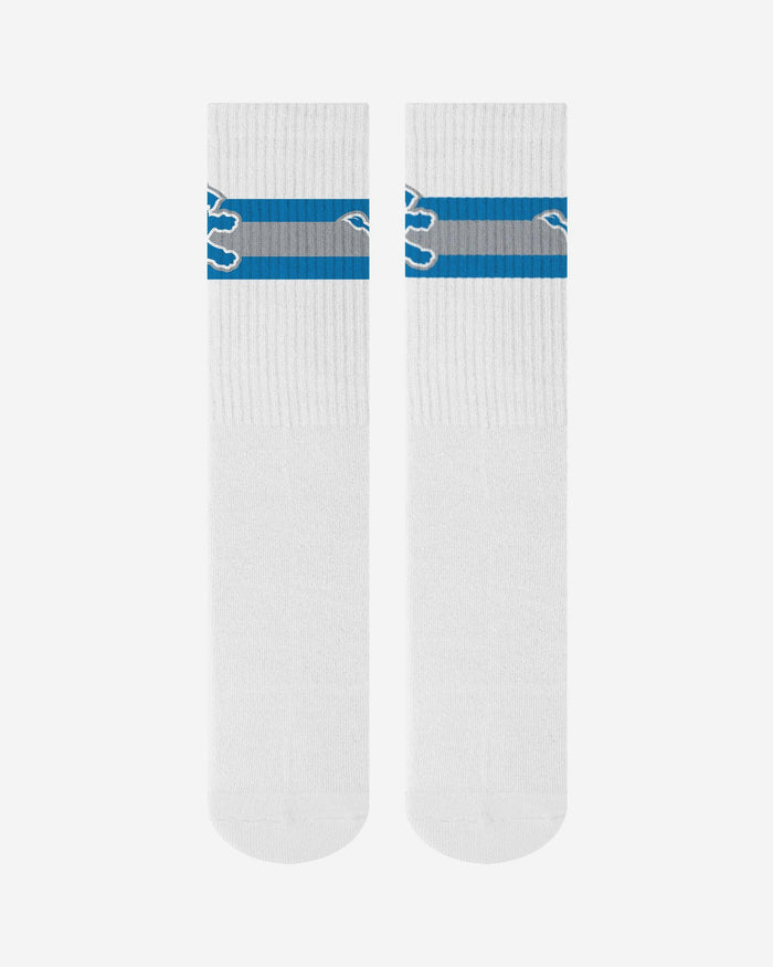 Detroit Lions Primary Logo White Socks FOCO - FOCO.com