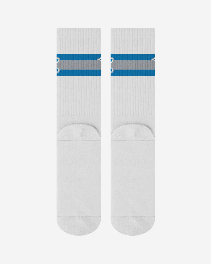 Detroit Lions Primary Logo White Socks FOCO - FOCO.com