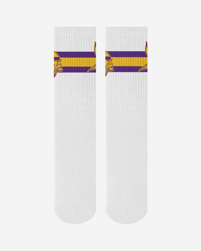 Minnesota Vikings Primary Logo White Socks
