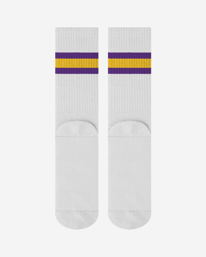 Minnesota Vikings Primary Logo White Socks