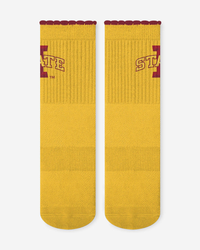 Iowa State Cyclones 3-Pack Ruffle Quarter Socks