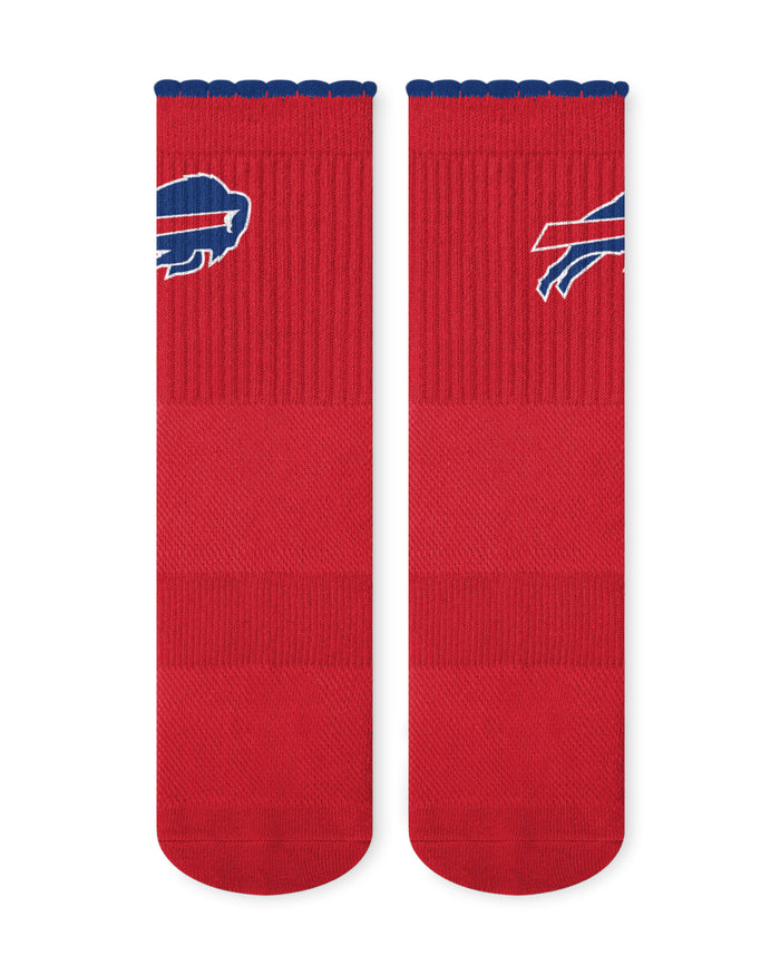 Buffalo Bills 3-Pack Ruffle Quarter Socks