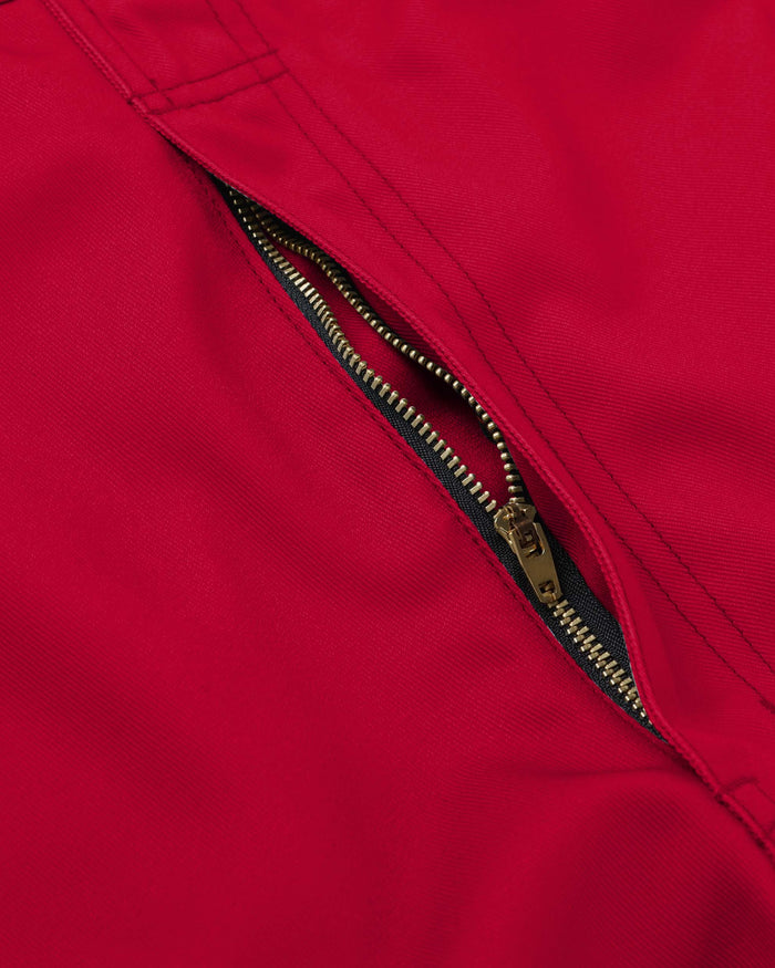 Atlanta Braves Mens Team Stripe Bib Shortalls FOCO - FOCO.com