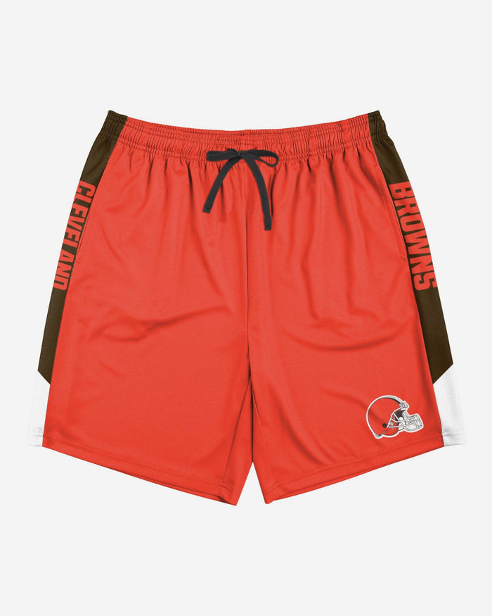 Cleveland Browns Side Stripe Training Shorts FOCO S - FOCO.com