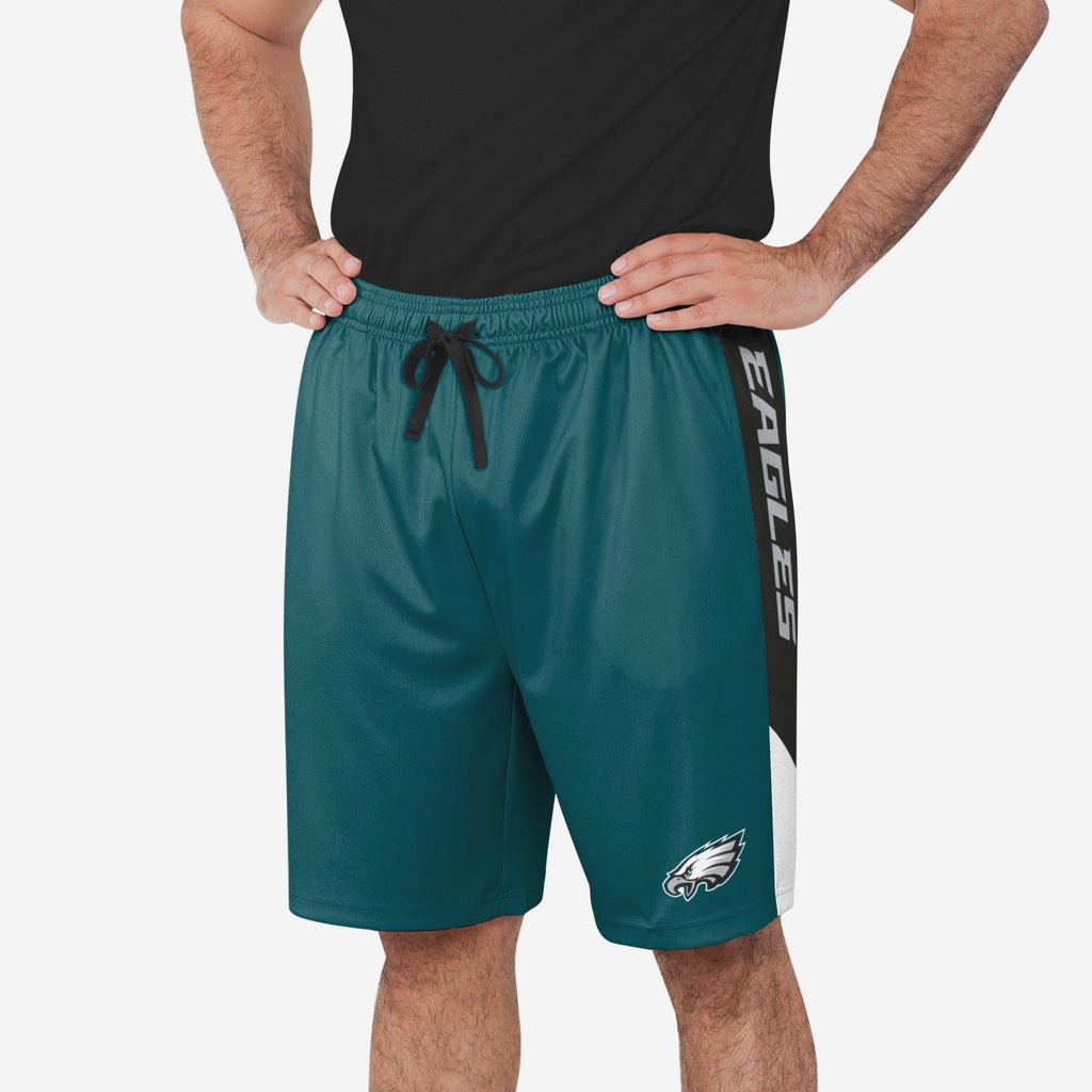 Philadelphia Eagles Side Stripe Training Shorts FOCO S - FOCO.com