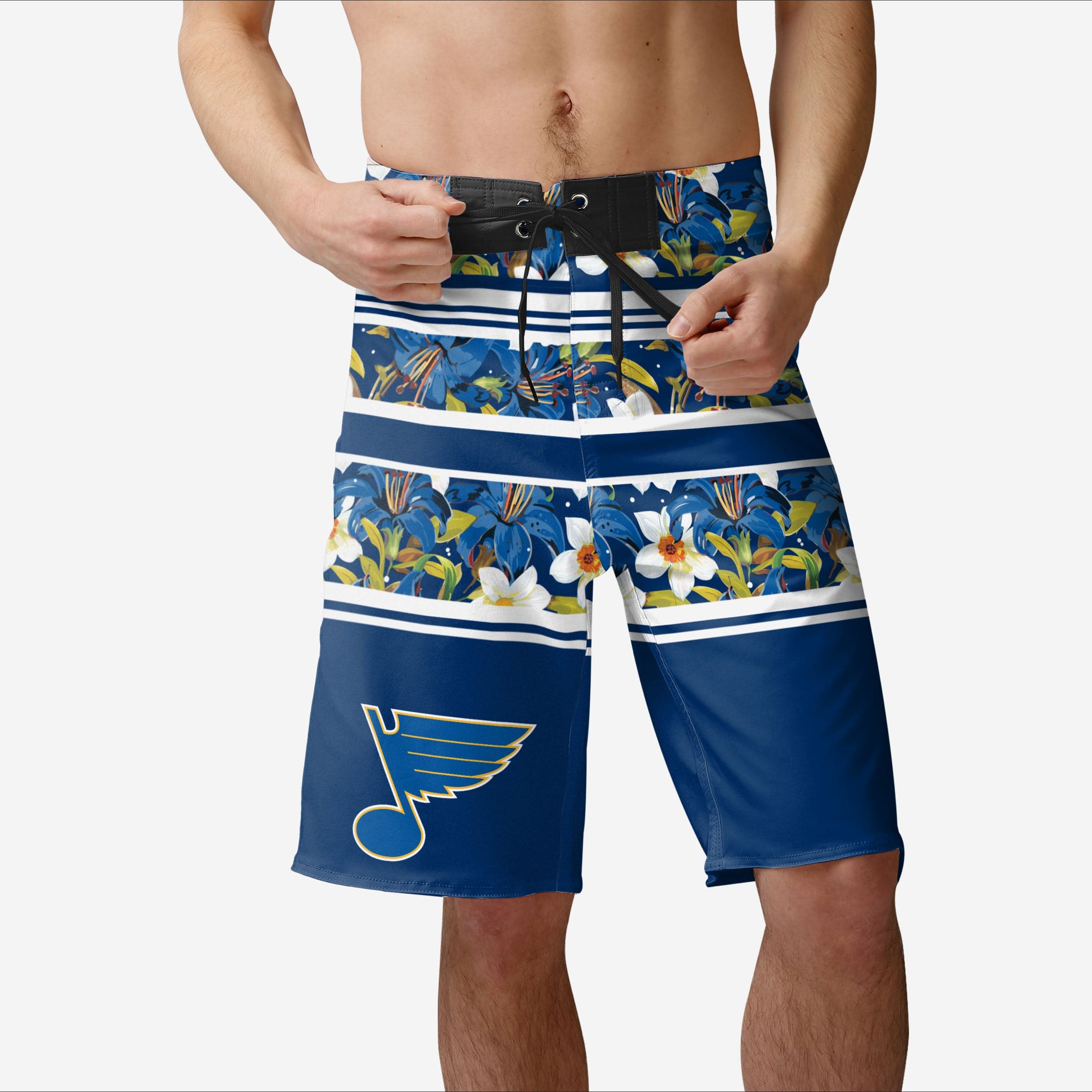 St Louis Blues Mens Pajama Pants Sleepwear Drawstring Hockey Blue Sz XL