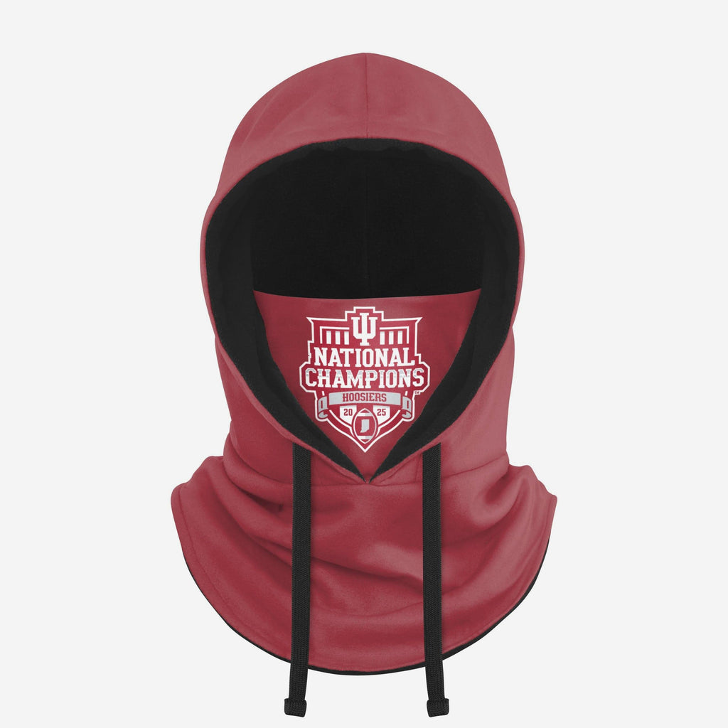 Indiana Hoosiers 2025 Football National Champions Drawstring Hooded Gaiter FOCO - FOCO.com