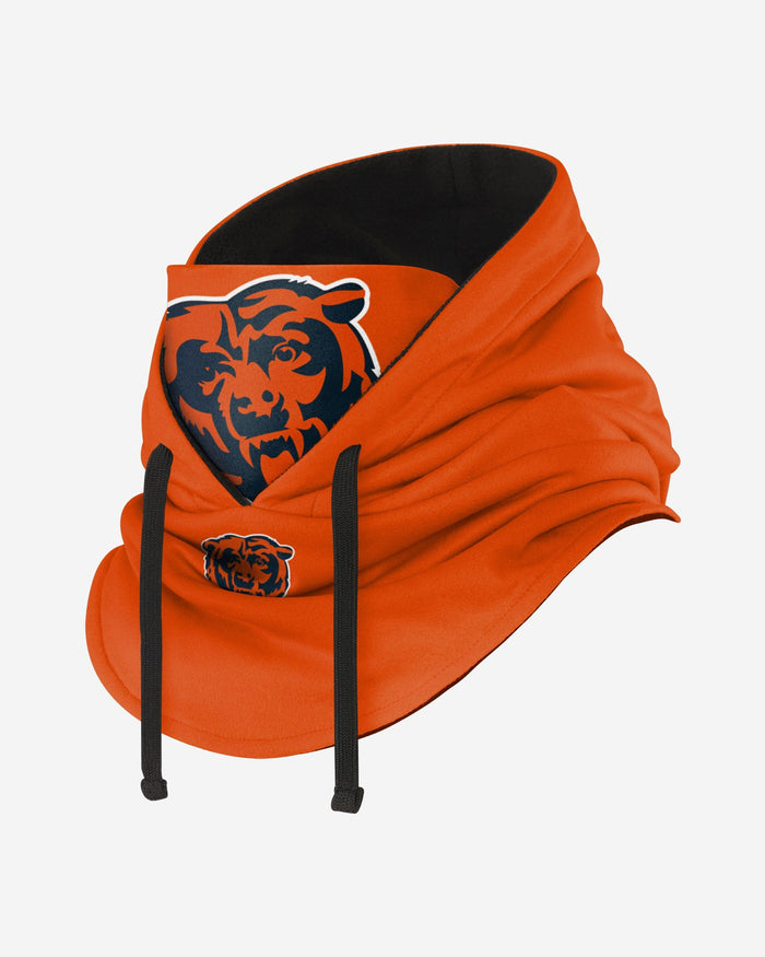 Chicago Bears Alternate Team Color Drawstring Hooded Gaiter FOCO - FOCO.com
