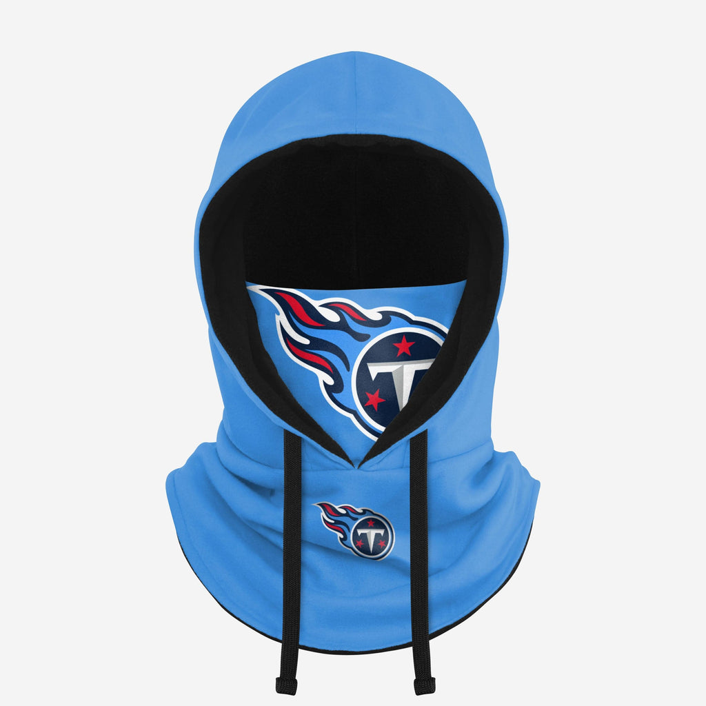 Tennessee Titans Alternate Team Color Drawstring Hooded Gaiter FOCO - FOCO.com