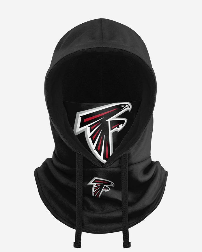 Atlanta Falcons Black Drawstring Hooded Gaiter FOCO - FOCO.com