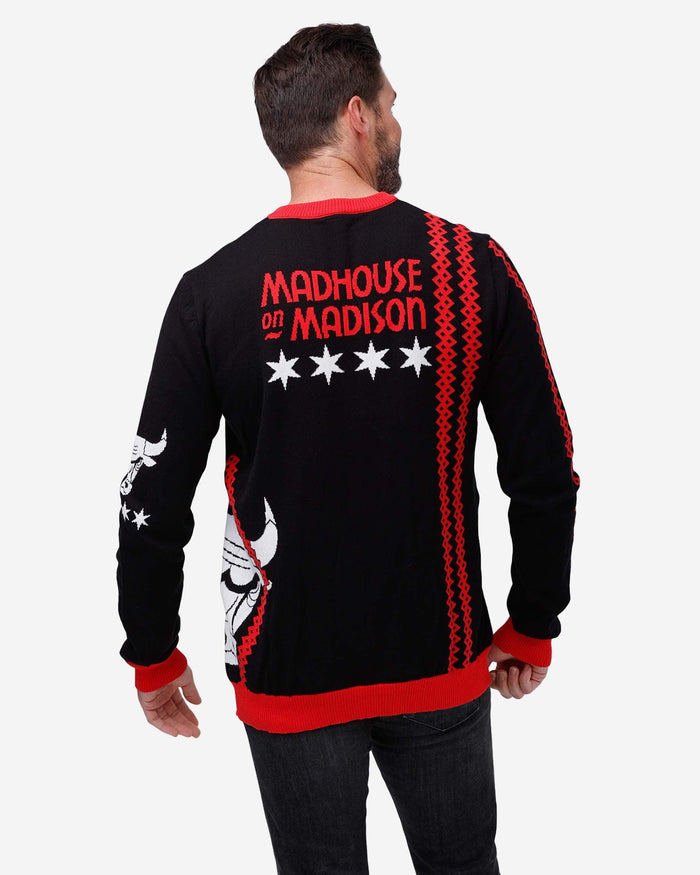 Chicago Bulls Thematic Knit Sweater FOCO - FOCO.com