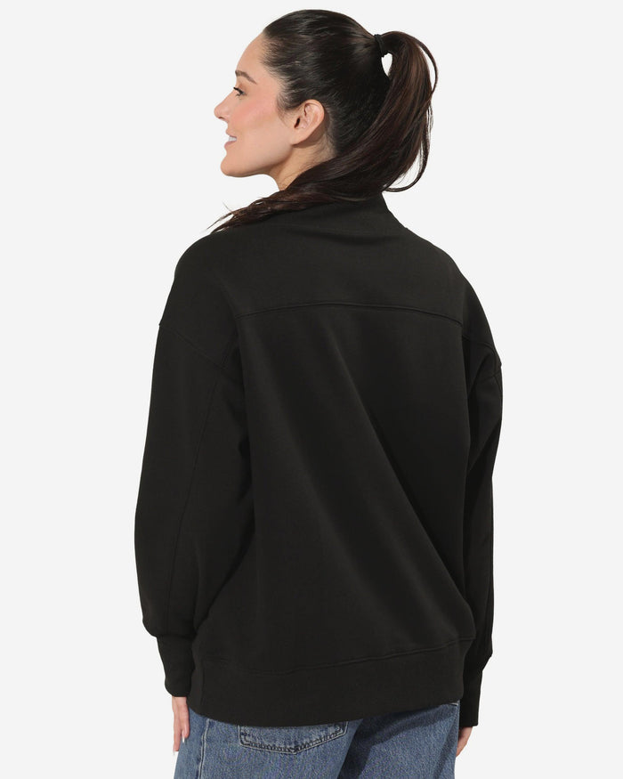 Detroit Lions Womens Chenille Oversized Mockneck Sweatshirt FOCO S - FOCO.com