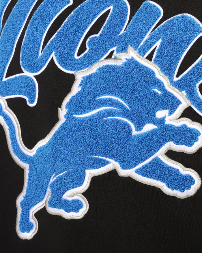 Detroit Lions Womens Chenille Oversized Mockneck Sweatshirt FOCO S - FOCO.com