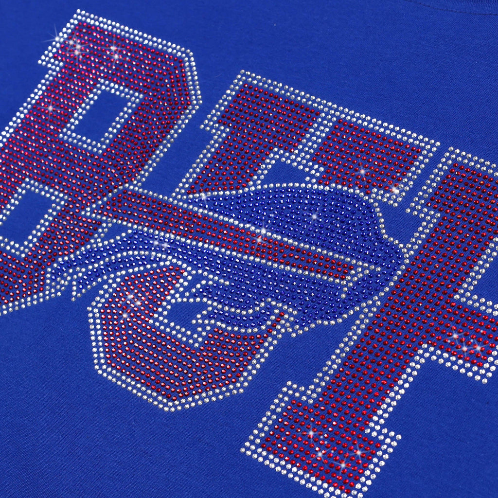 Buffalo Bills Womens Rhinestone Logo Crop Top FOCO