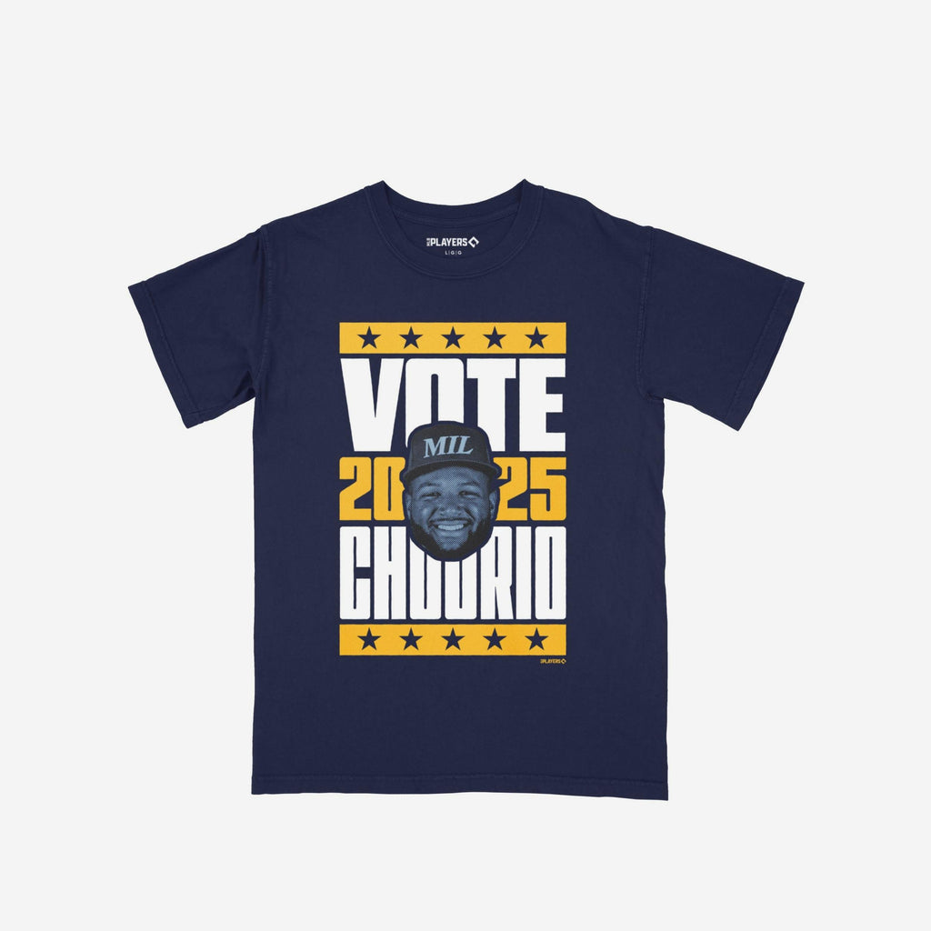 Jackson Chourio 2025 Vote Heavyweight T-Shirt FOCO S - FOCO.com